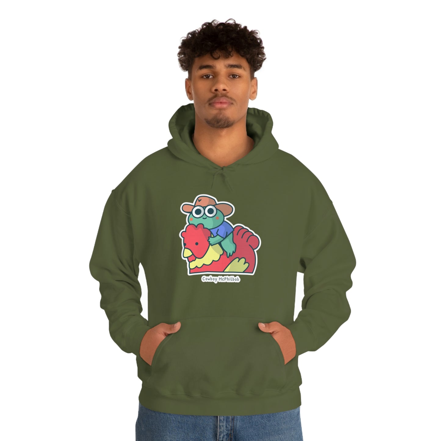 Cowboy McPhilbob Unisex Heavy Blend™ Hooded Sweatshirt