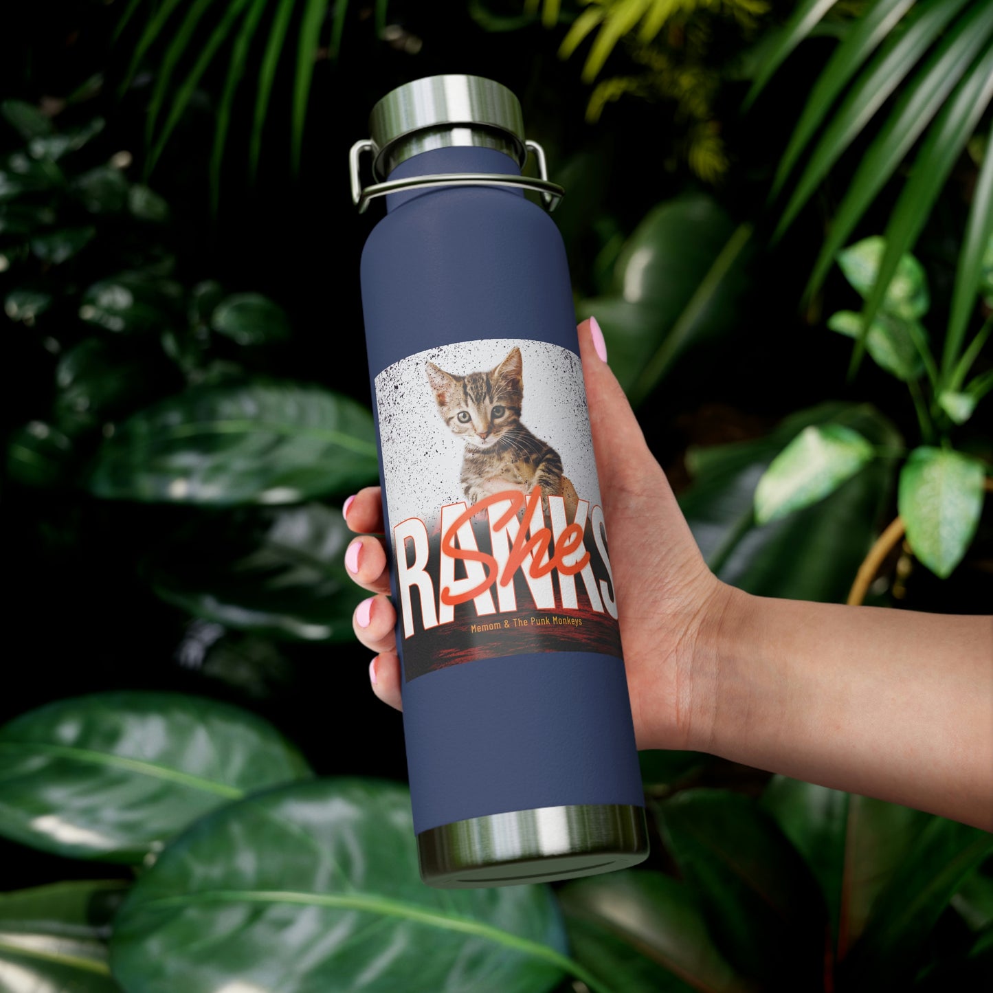 She Ranks Copper Vacuum Insulated Bottle, 22oz