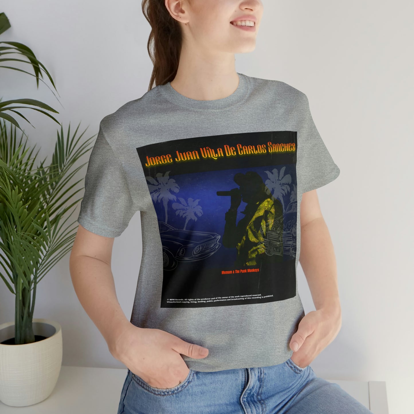 Jorge Juan Villa De Carlos Sanchez Unisex Jersey Short Sleeve Tee