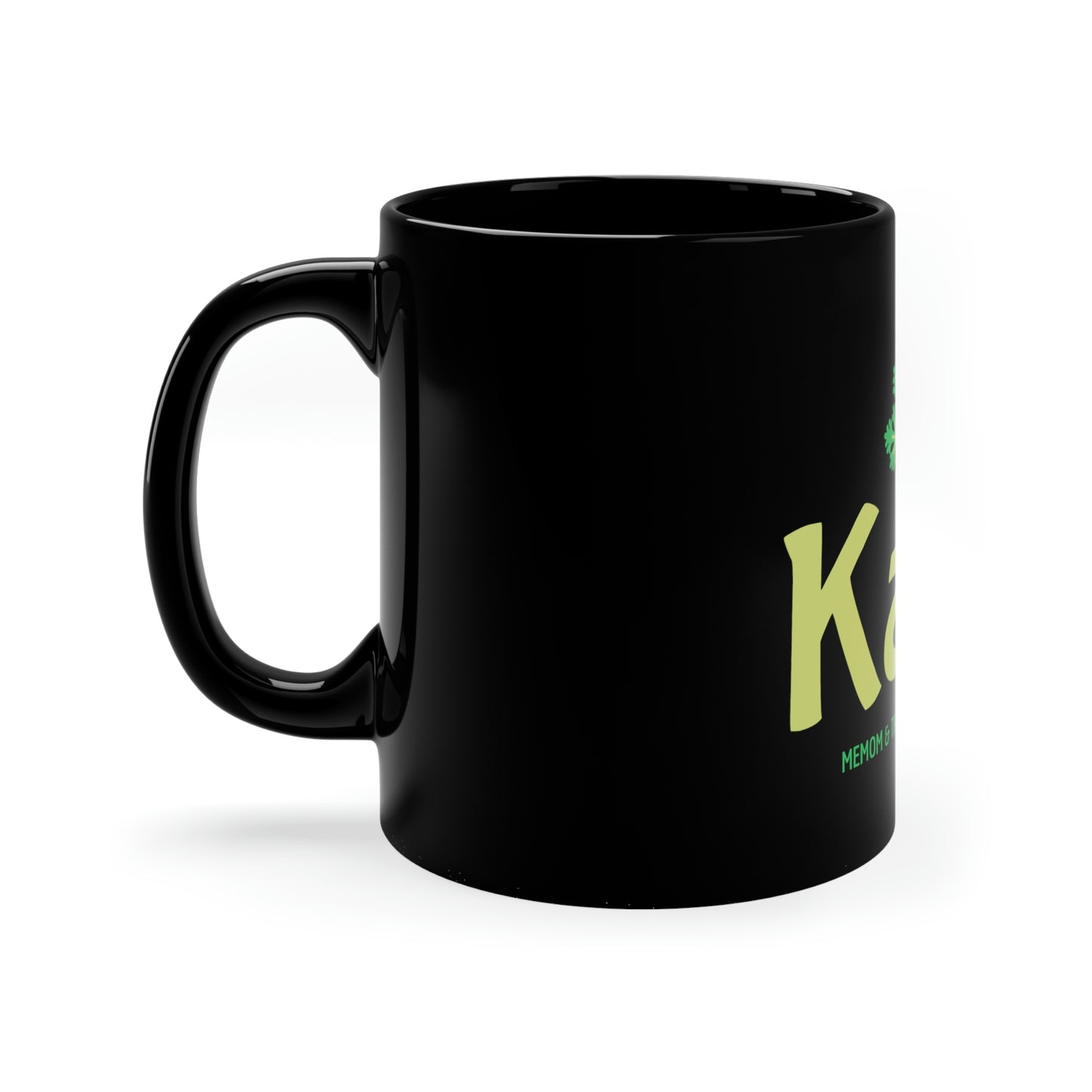 Kale 11oz Black Mug