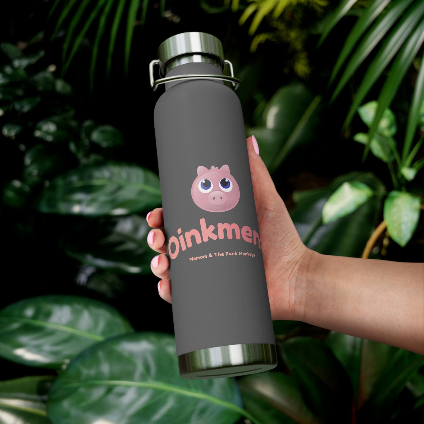 Oinkment Copper Vacuum Insulated Bottle, 22oz