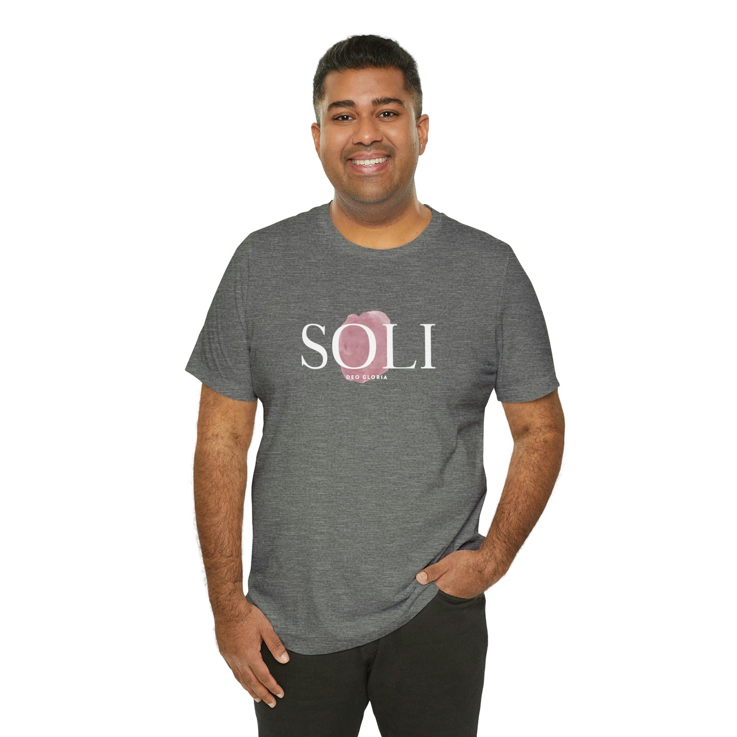 Soli Deo Gloria Paintbrush Unisex Jersey Short Sleeve Tee