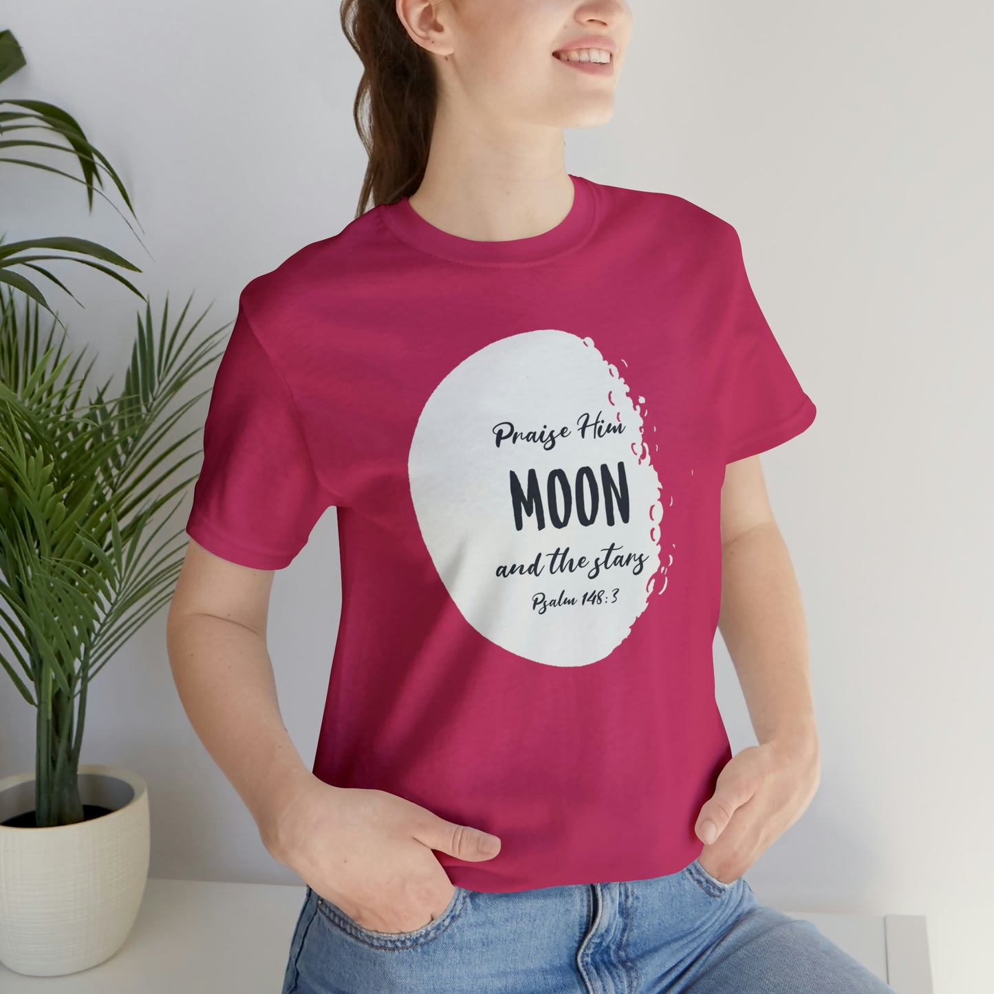 The Moon Unisex Jersey Short Sleeve Tee