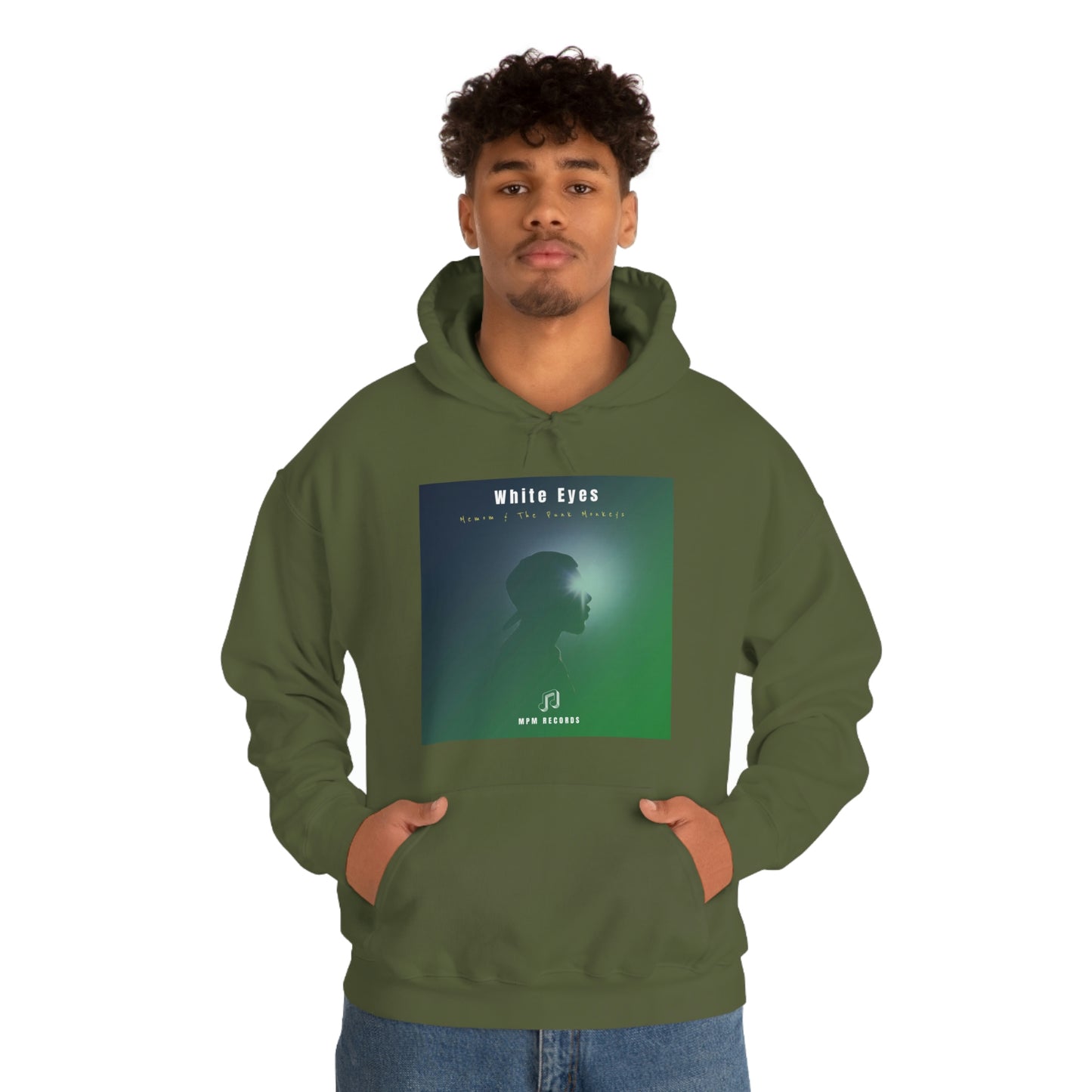 White Eyes Unisex Heavy Blend™ Hooded Sweatshirt