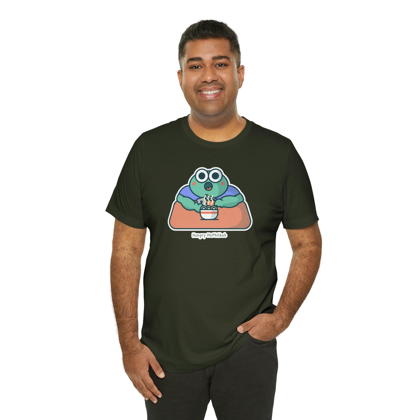 Hungry McPhilbob Unisex Jersey Short Sleeve Tee
