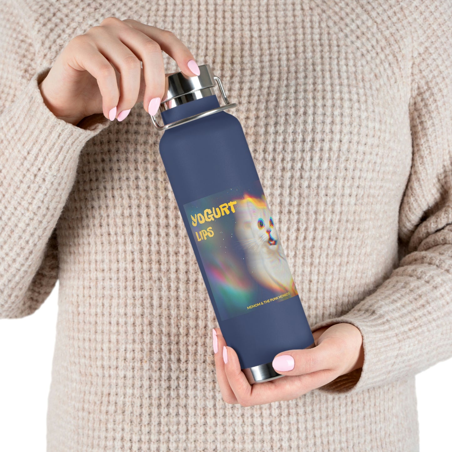 Yogurt Lips 22oz Vacuum Insulated Bottle
