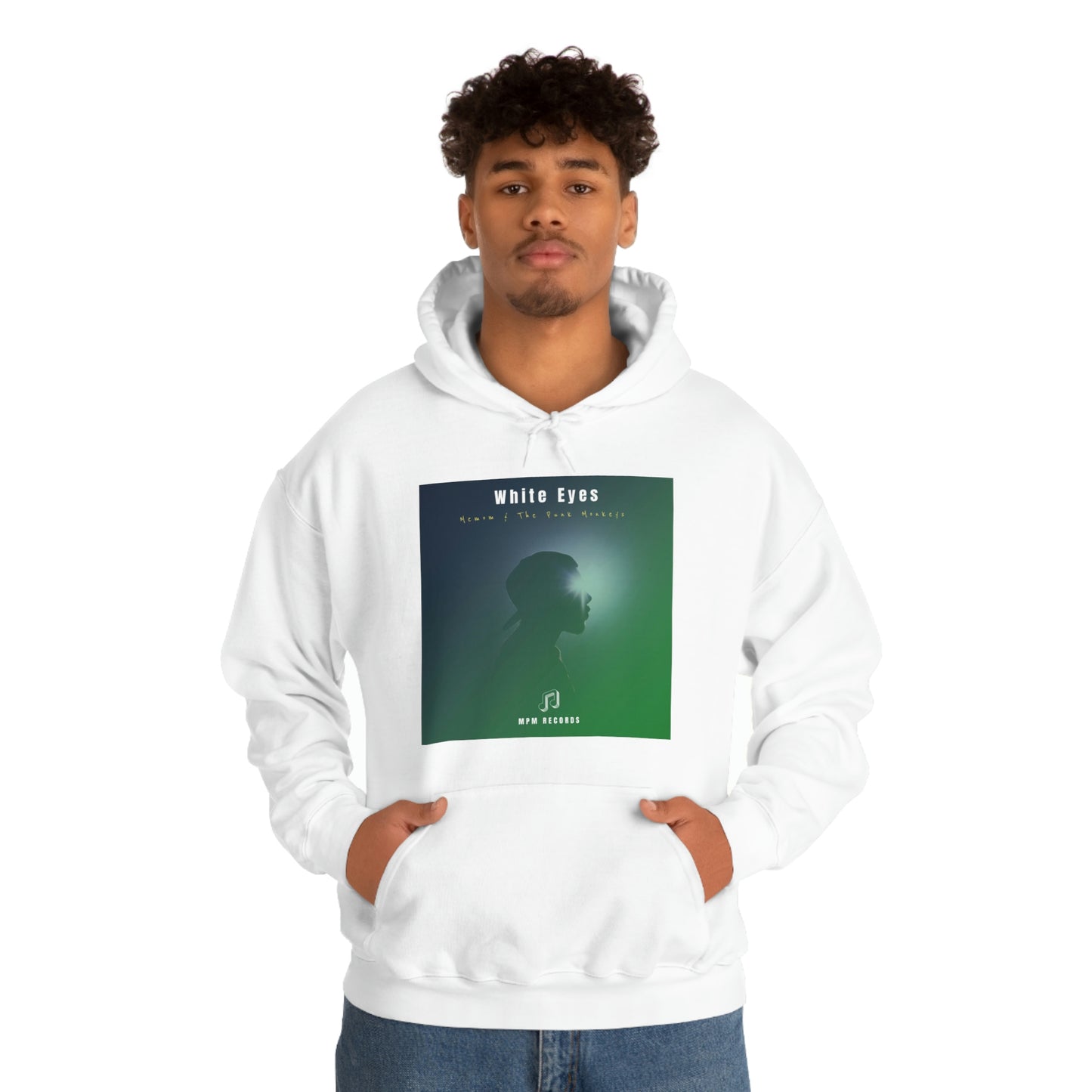 White Eyes Unisex Heavy Blend™ Hooded Sweatshirt