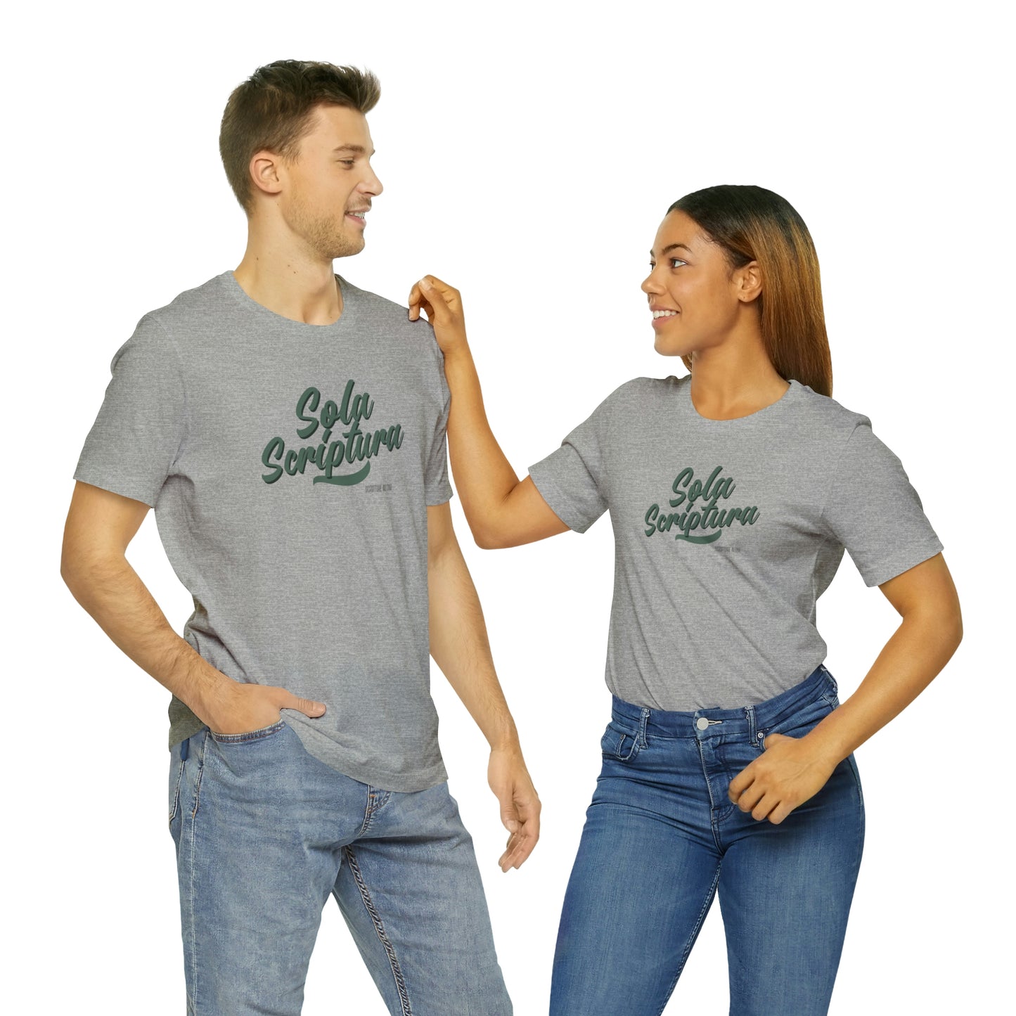 Sola Scriptura Unisex Jersey Short Sleeve Tee