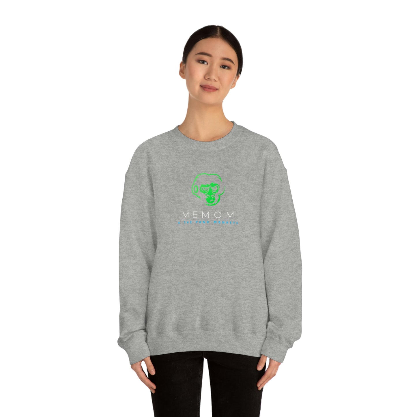 Memom and the Punk Monkeys Unisex Heavy Blend™ Crewneck Sweatshirt