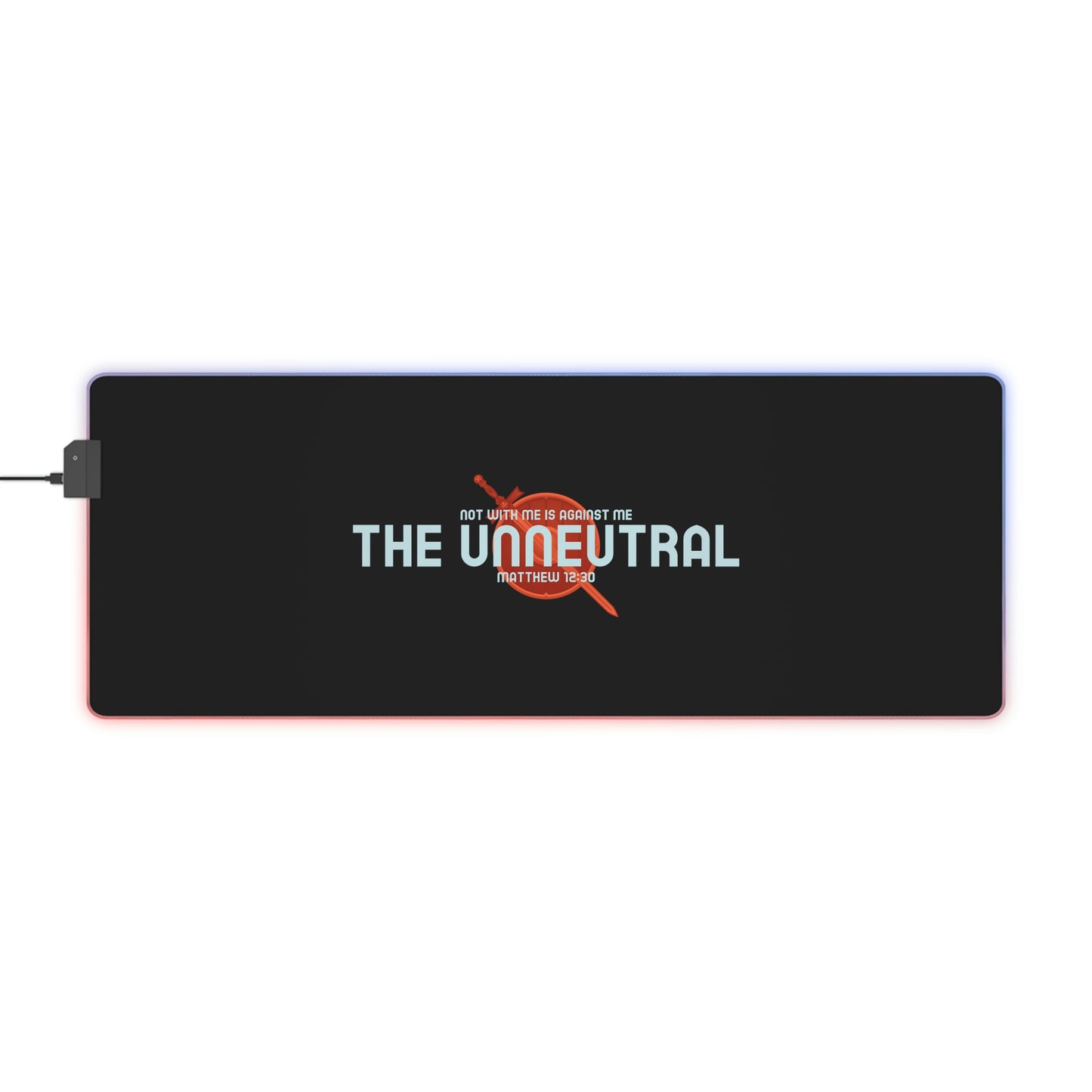The Unneutral LED Gaming Mouse Pad