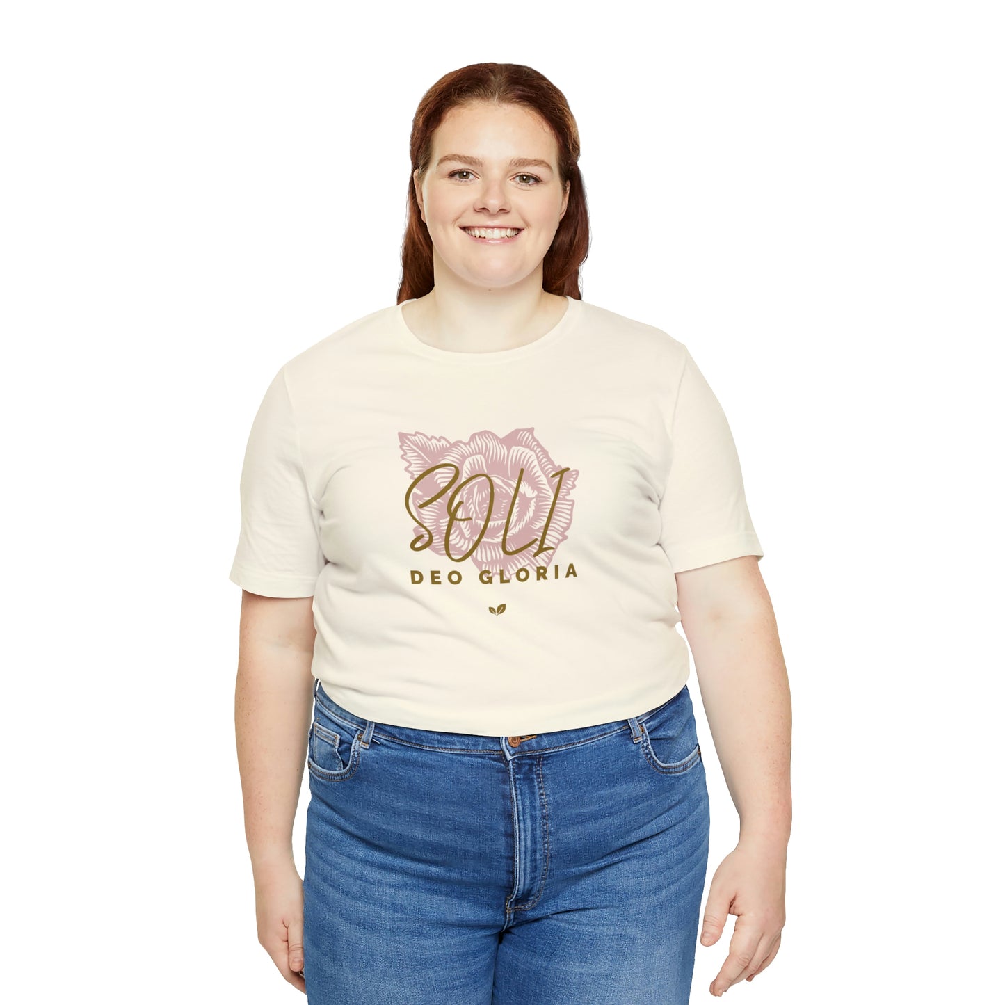 Soli Deo Gloria Rose Unisex Jersey Short Sleeve Tee