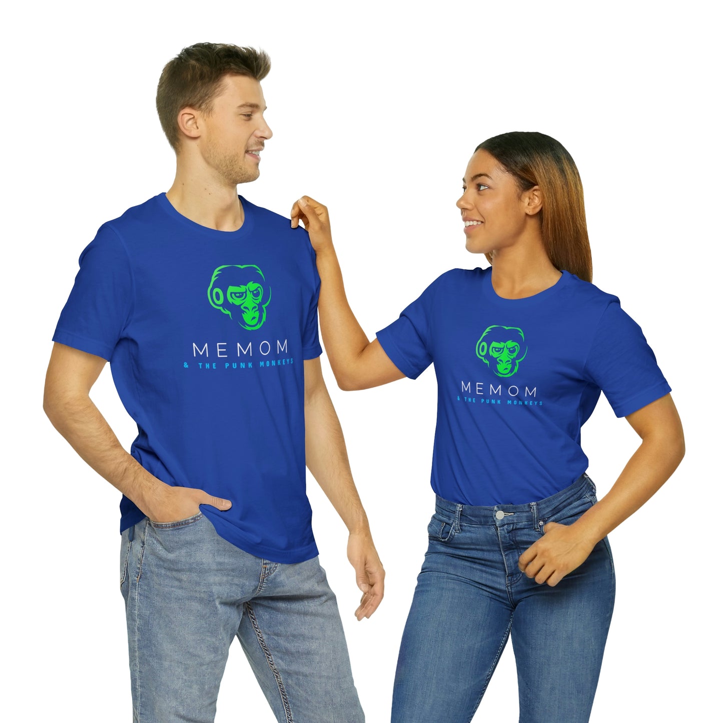Memom and the Punk Monkeys Logo Unisex Jersey Short Sleeve Tee