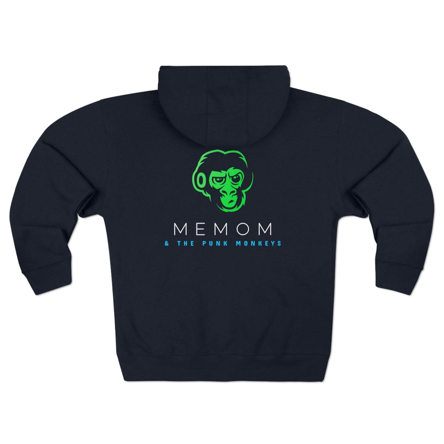 Memom & The Punk Monkeys Unisex Premium Full Zip Hoodie