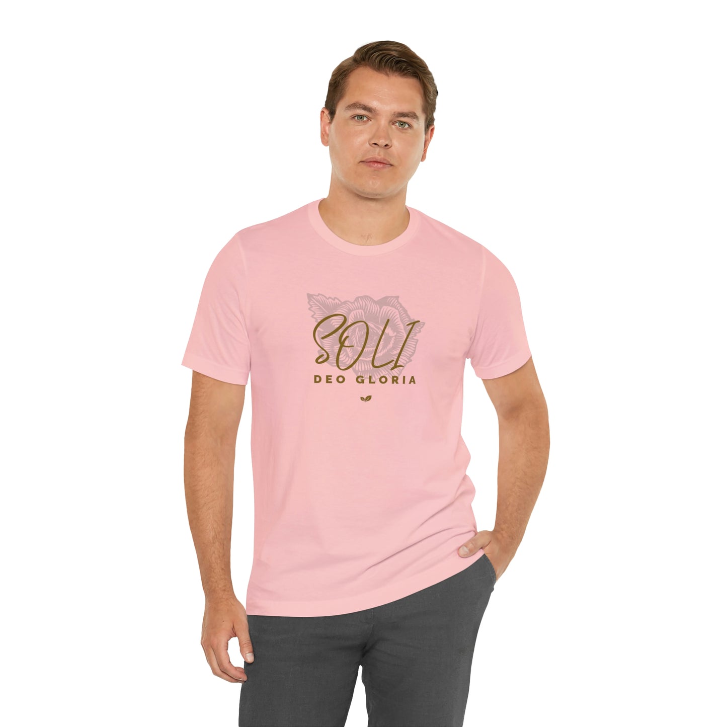 Soli Deo Gloria Rose Unisex Jersey Short Sleeve Tee