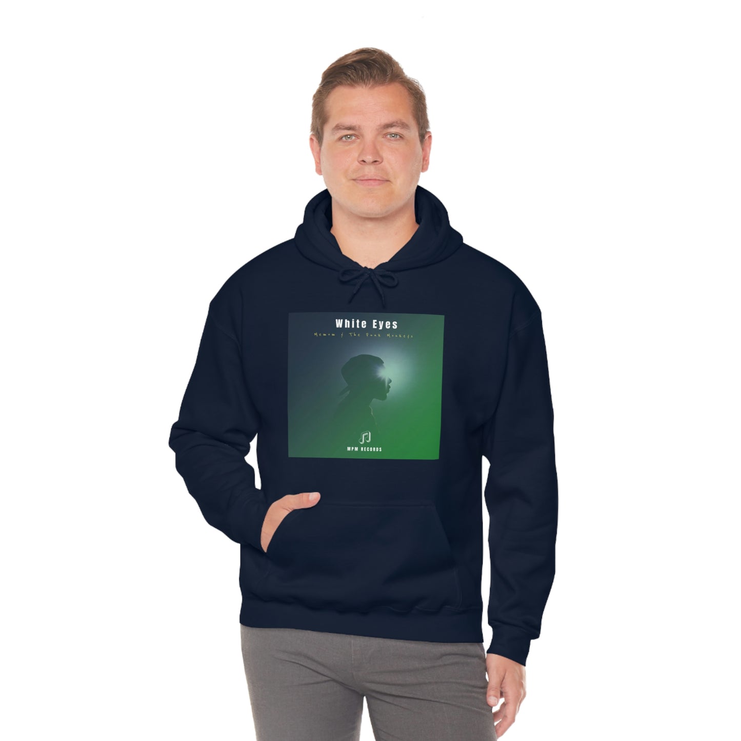 White Eyes Unisex Heavy Blend™ Hooded Sweatshirt