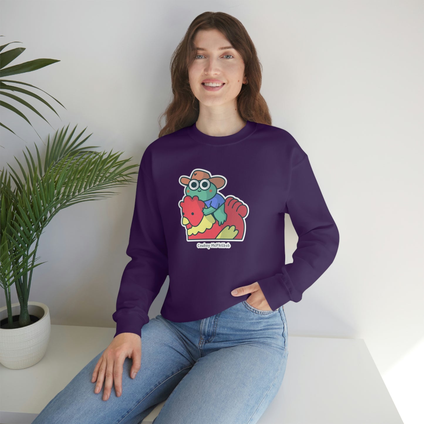 Cowboy McPhilbob Unisex Heavy Blend™ Crewneck Sweatshirt