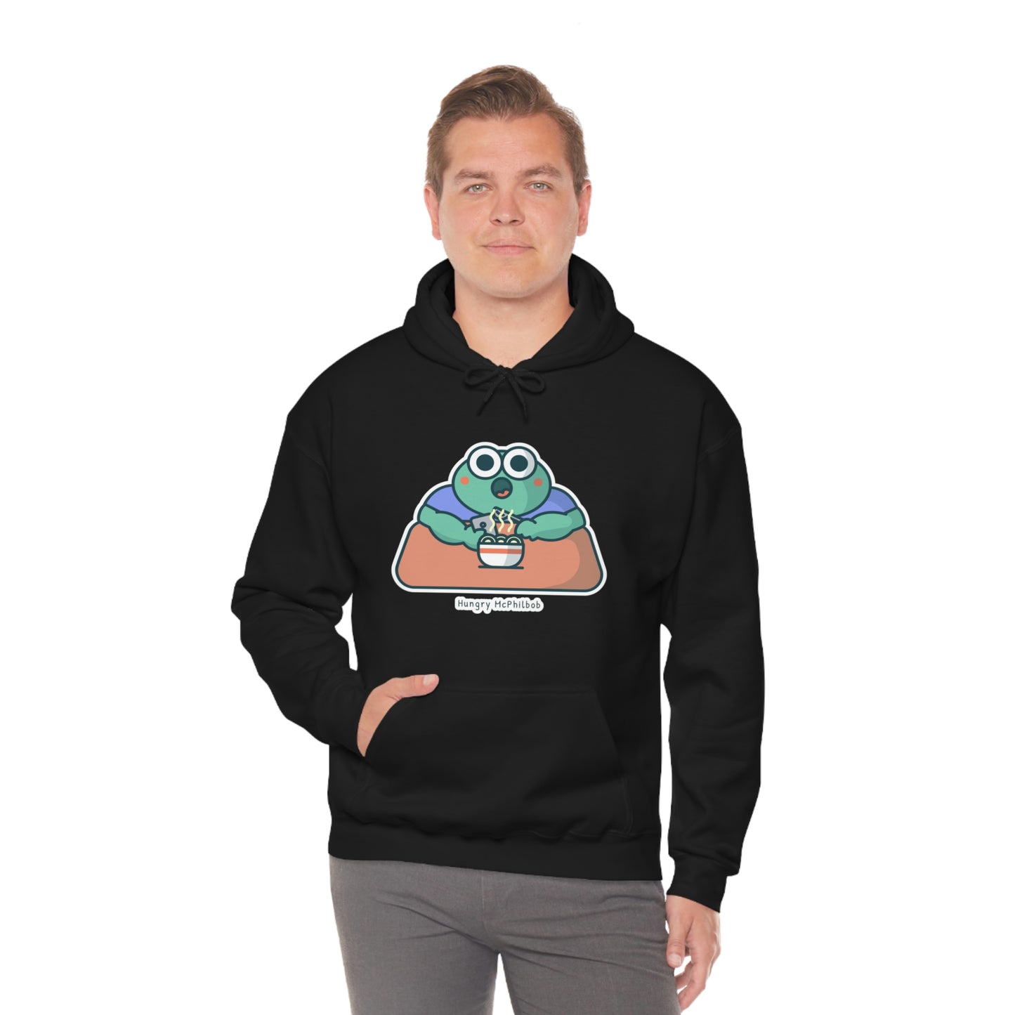 Hungry McPhilbob Unisex Heavy Blend™ Hooded Sweatshirt