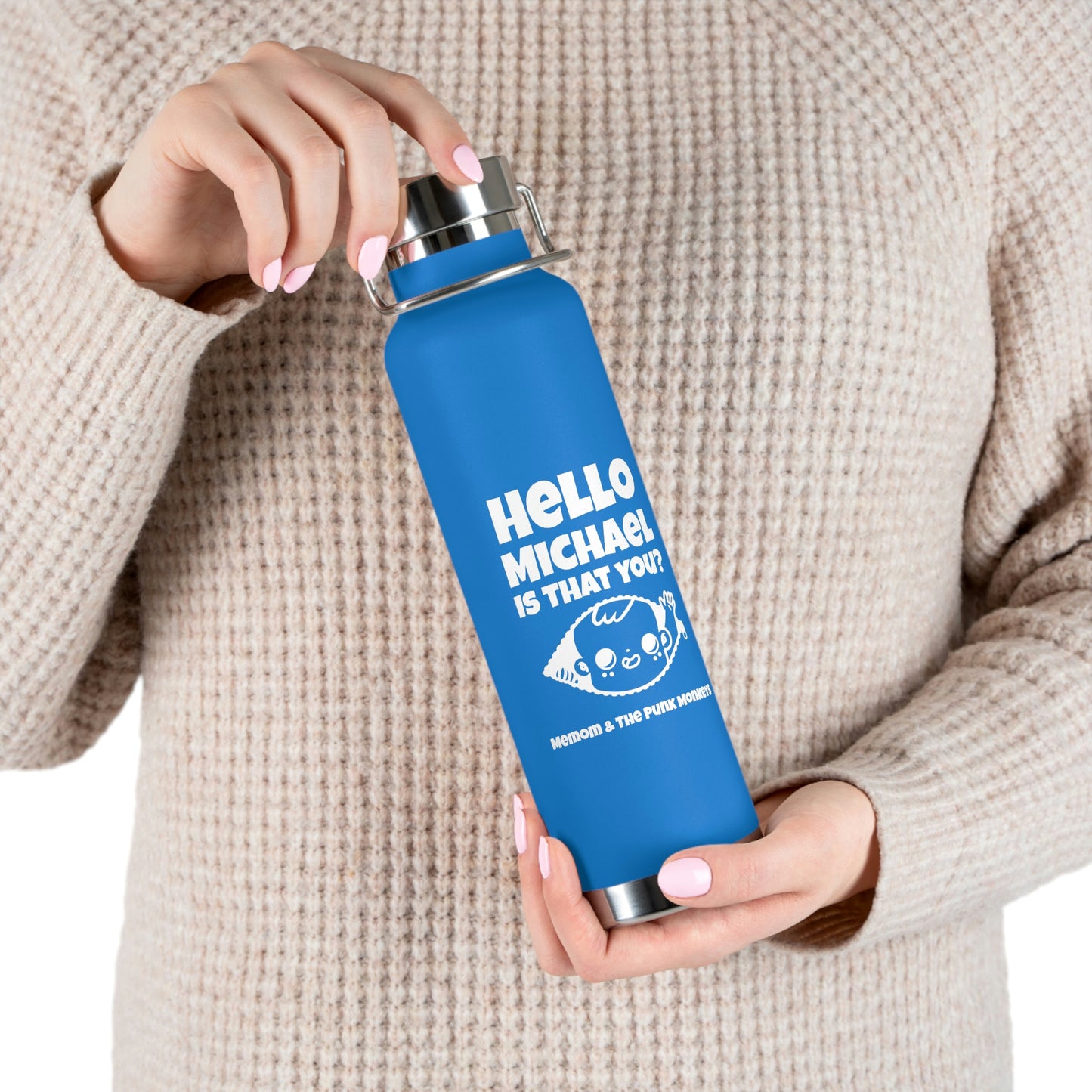 Hello Michael Is That You? Copper Vacuum Insulated Bottle, 22oz