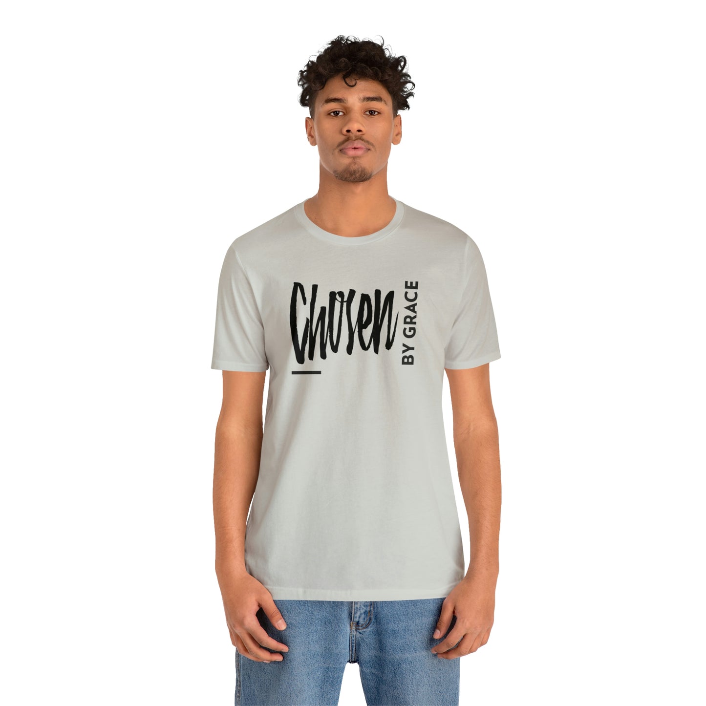 Chosen By Grace Sideways Unisex Jersey Short Sleeve Tee