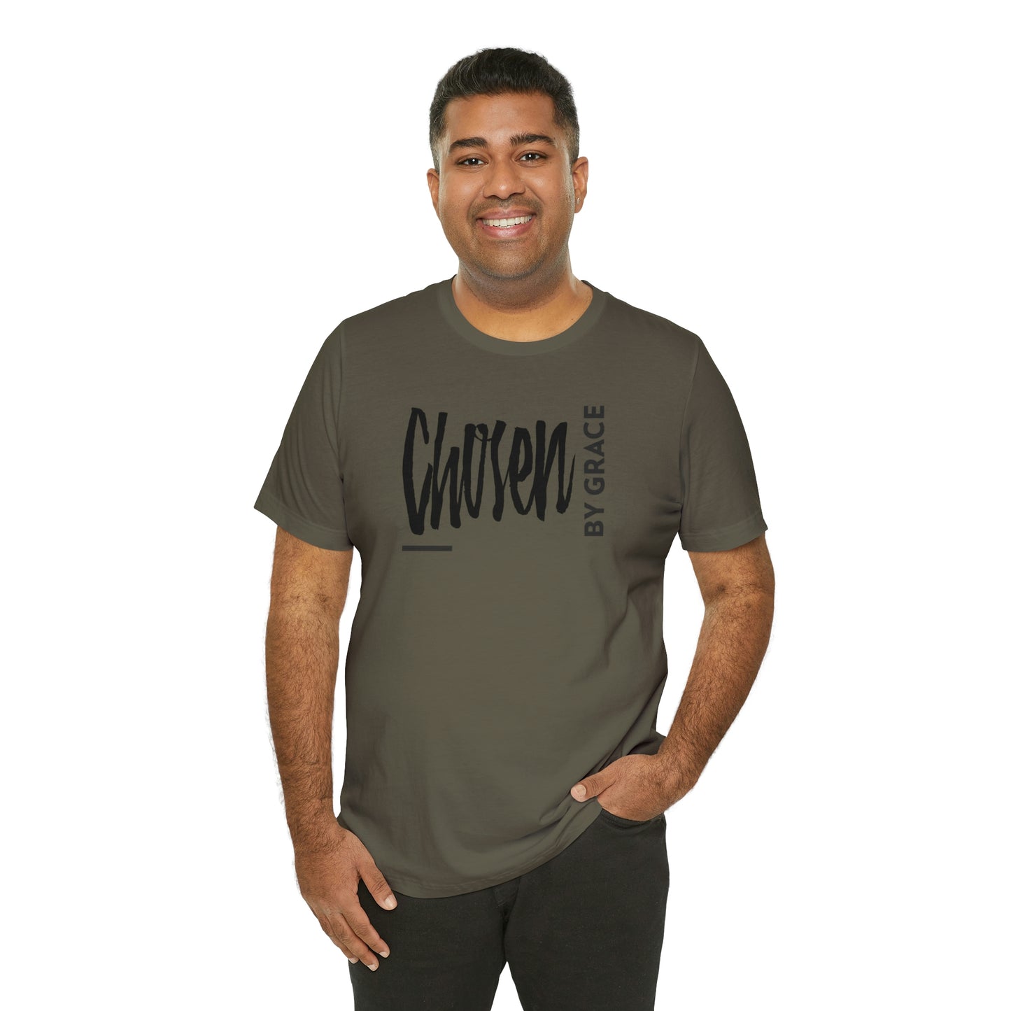 Chosen By Grace Sideways Unisex Jersey Short Sleeve Tee