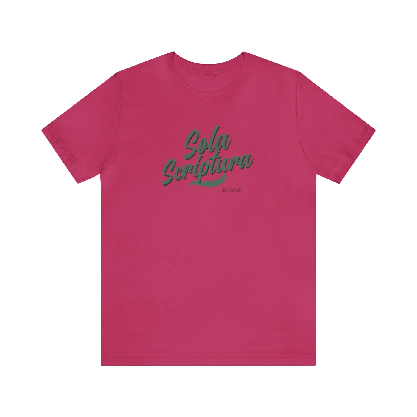 Sola Scriptura Unisex Jersey Short Sleeve Tee