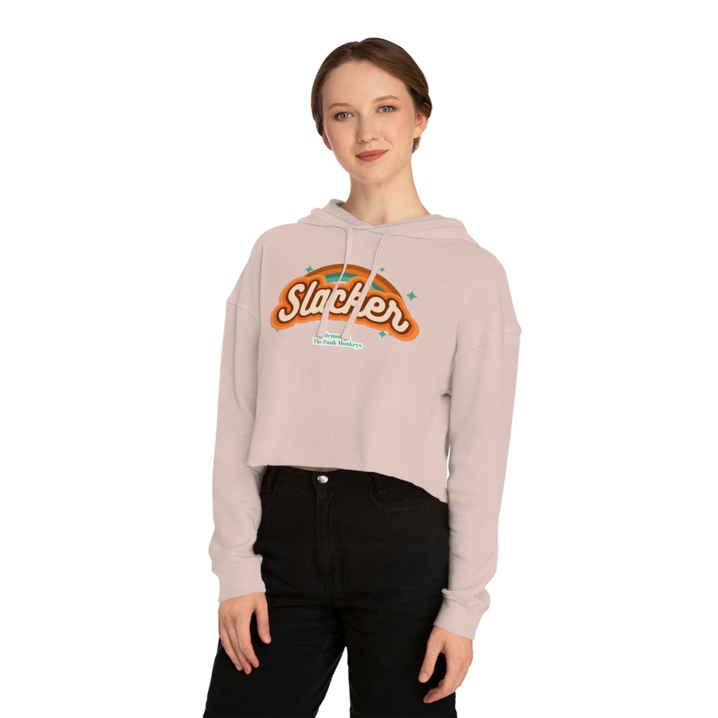 Slacker Women’s Cropped Hooded Sweatshirt