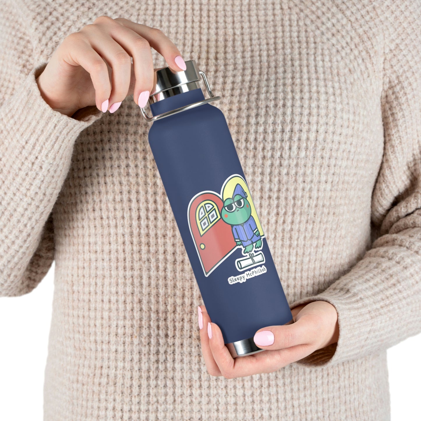 Sleepy McPhilbob 22oz Vacuum Insulated Bottle