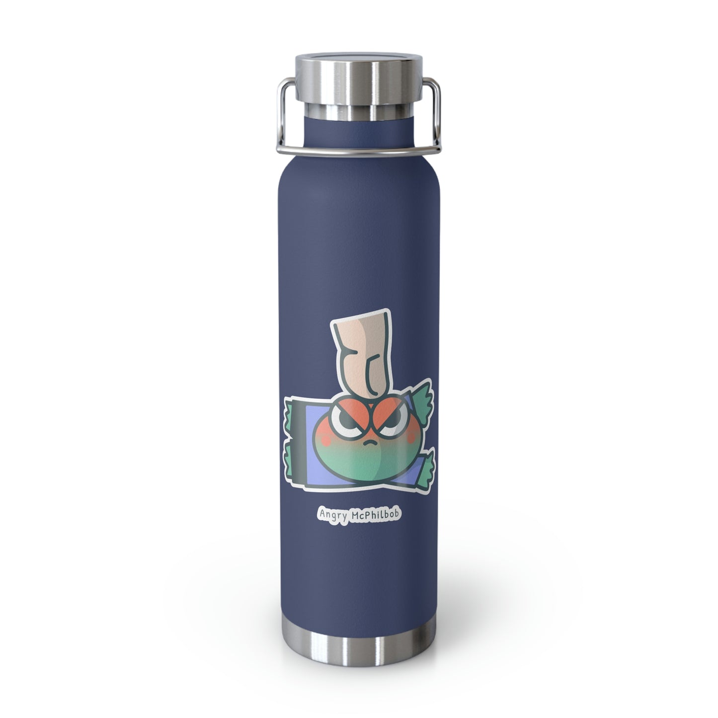 Angry McPhilbob Copper Vacuum Insulated Bottle, 22oz