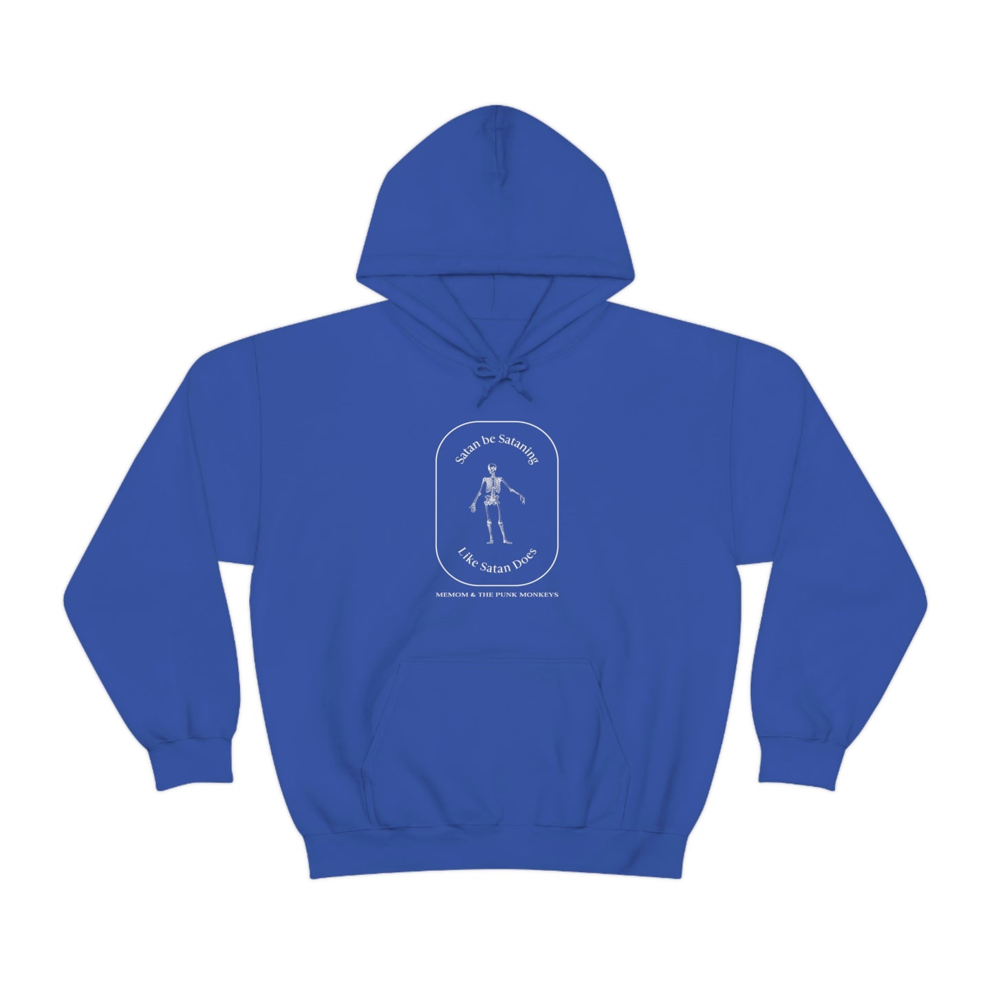 Satan Be Sataning Like Satan Does Unisex Heavy Blend™ Hooded Sweatshirt