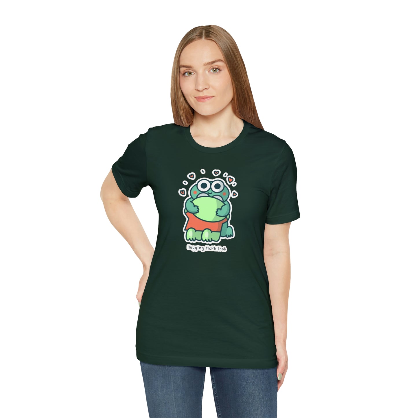 Hugging McPhilbob Unisex Jersey Short Sleeve Tee