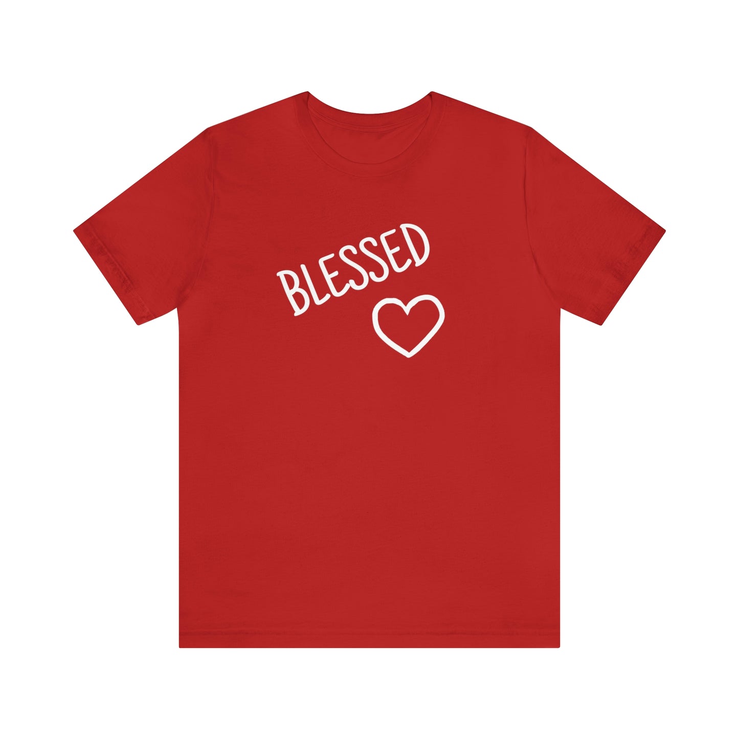 Blessed Heart Unisex Jersey Short Sleeve Tee
