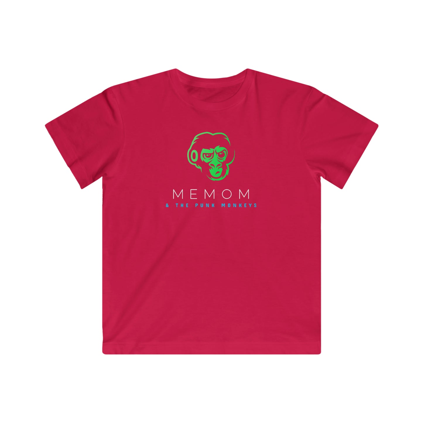 Memom & The Punk Monkeys Logo Kids Fine Jersey Tee