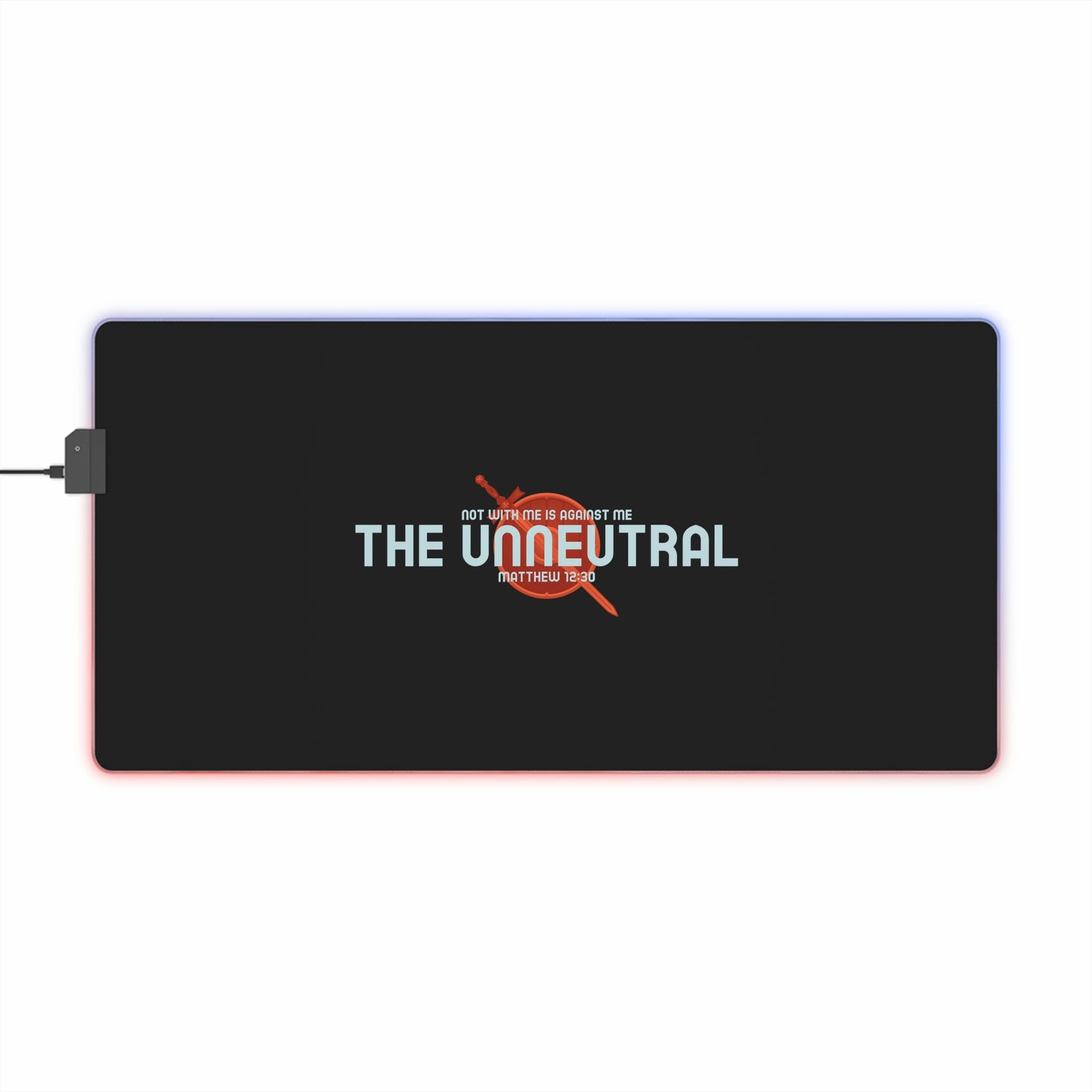 The Unneutral LED Gaming Mouse Pad