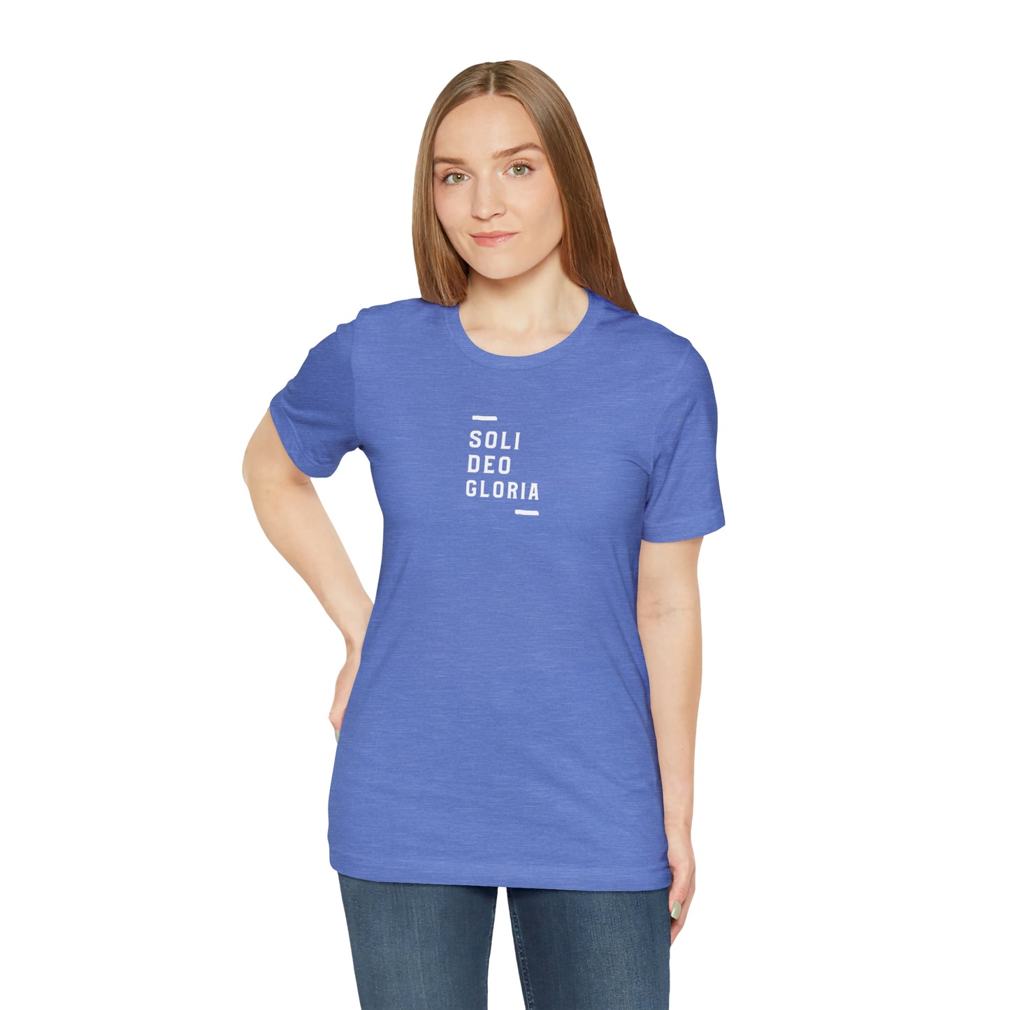 Soli Deo Gloria Simple Classical Unisex Jersey Short Sleeve Tee
