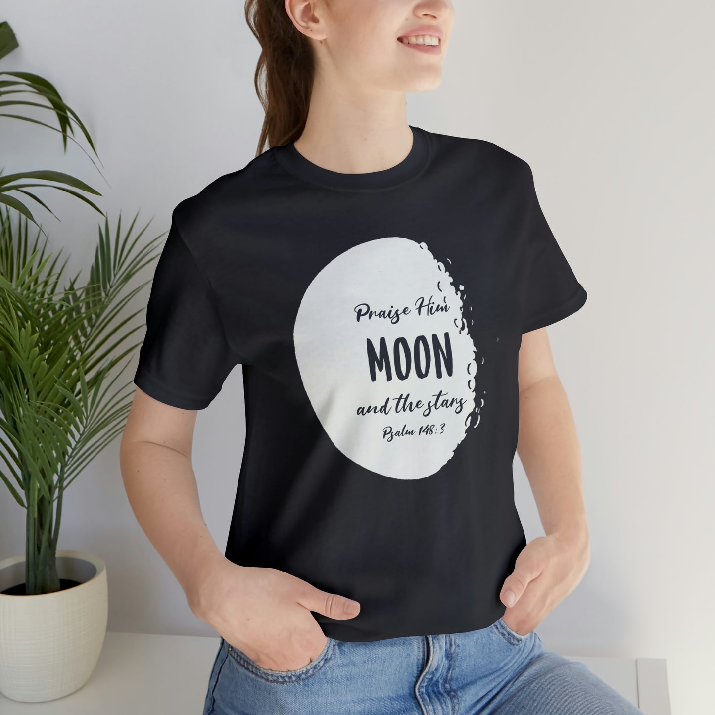 The Moon Unisex Jersey Short Sleeve Tee