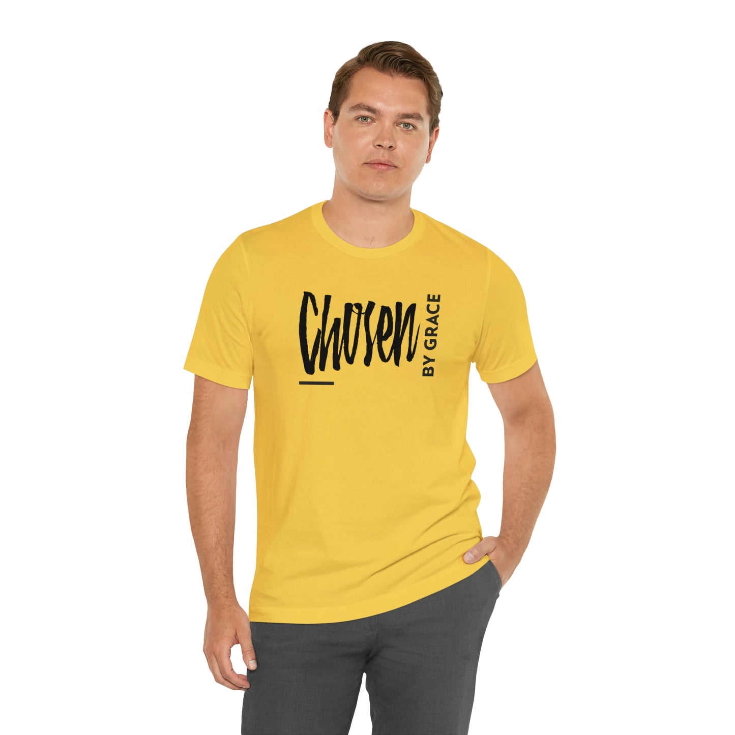 Chosen By Grace Sideways Unisex Jersey Short Sleeve Tee