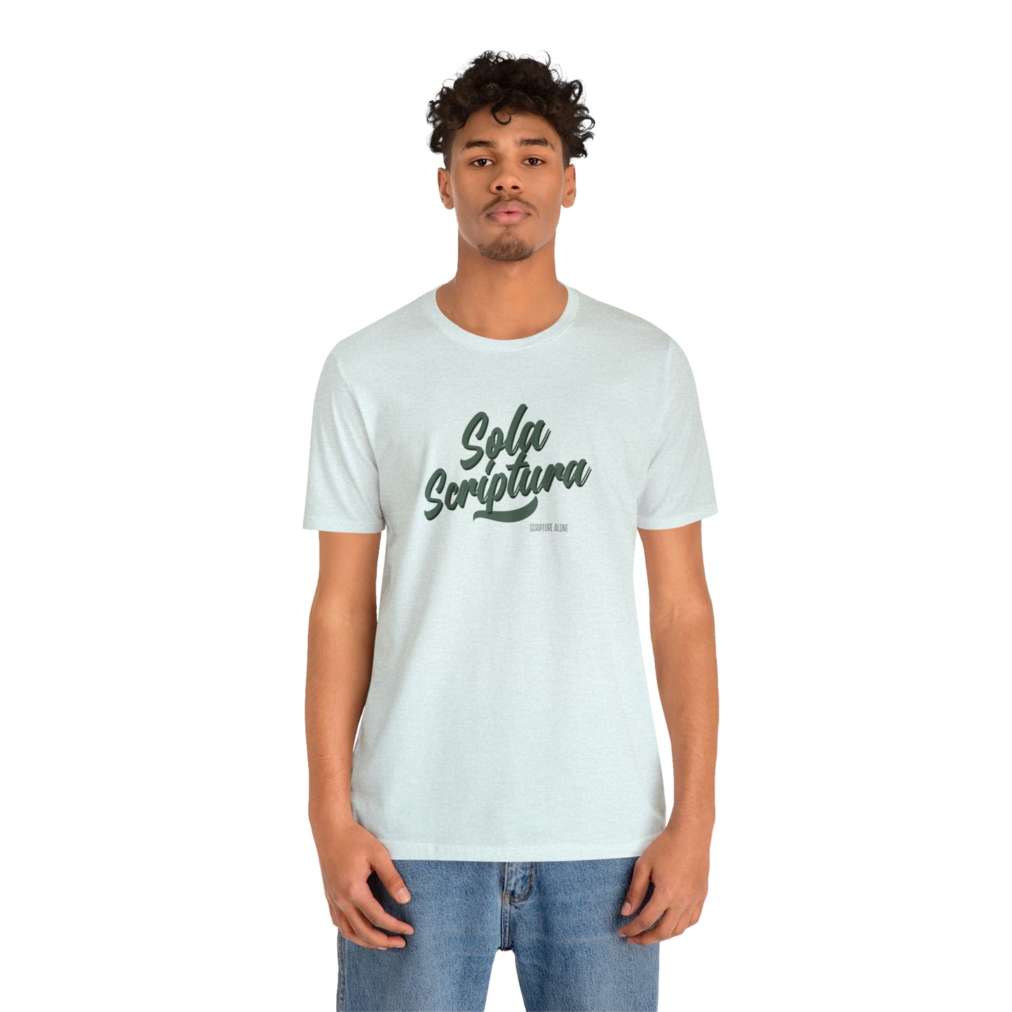 Sola Scriptura Unisex Jersey Short Sleeve Tee