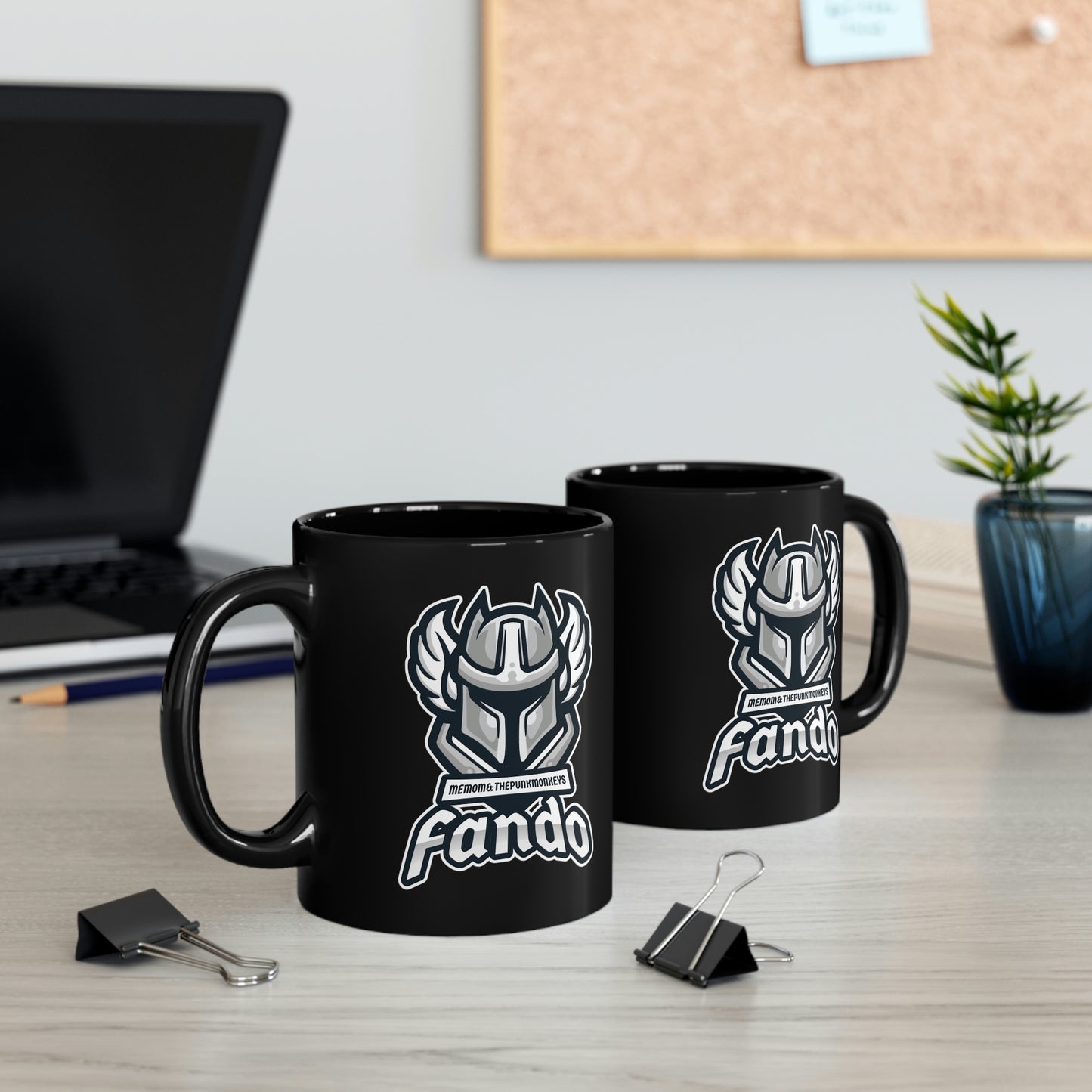 Fando 11oz Black Mug