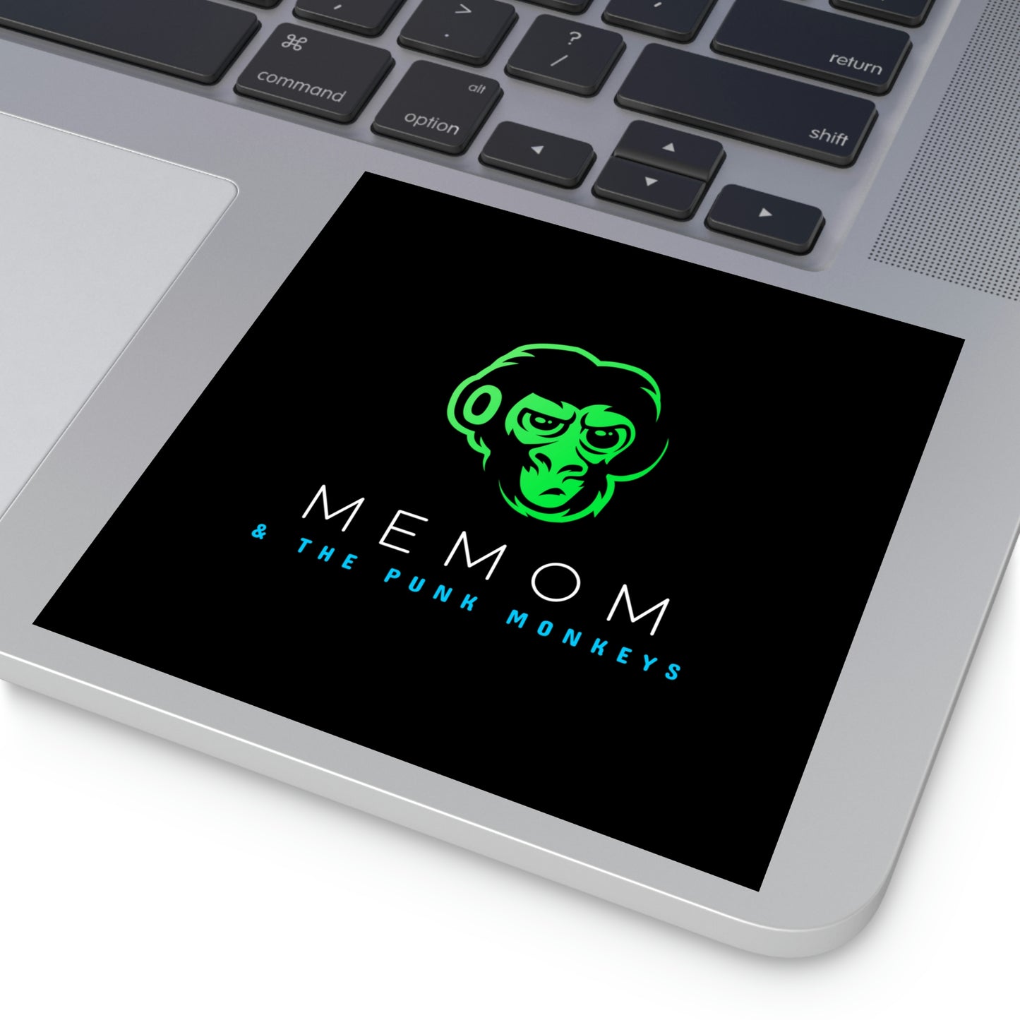 Memom & The Punk Monkeys Square Stickers, Indoor\Outdoor