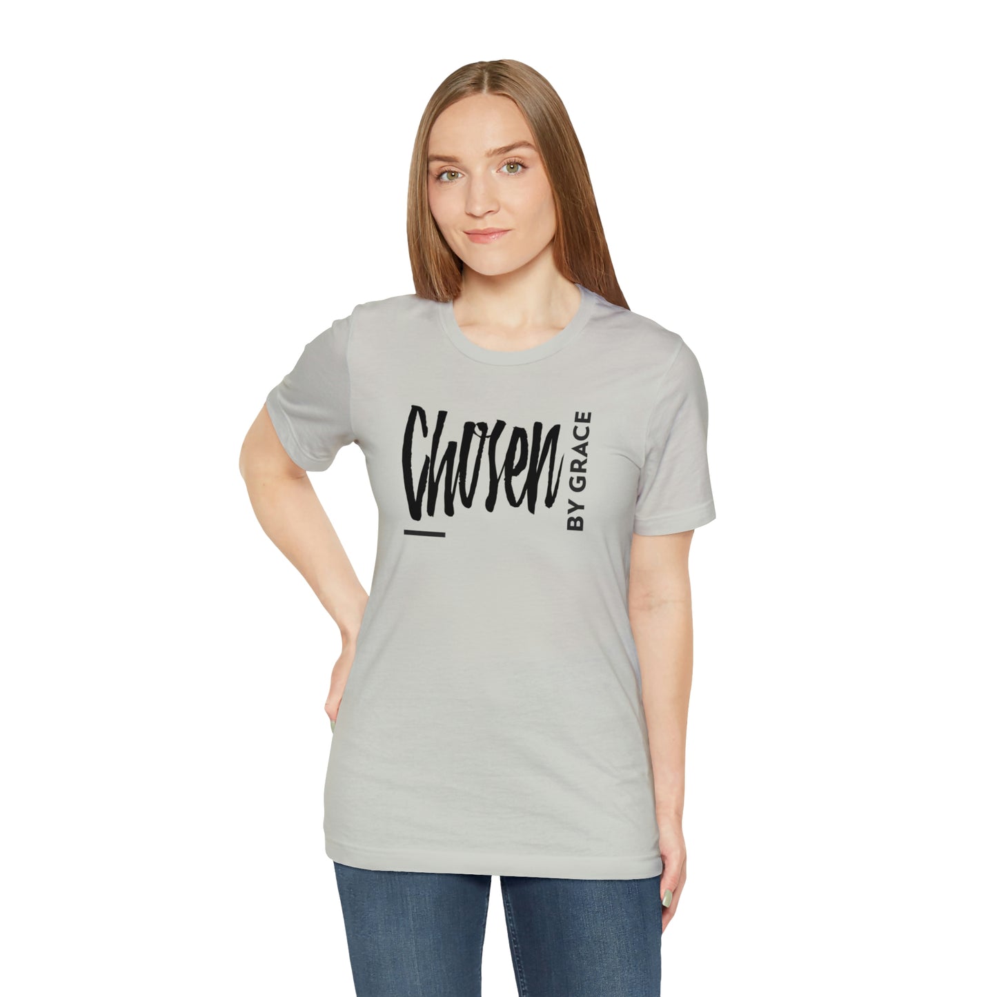 Chosen By Grace Sideways Unisex Jersey Short Sleeve Tee
