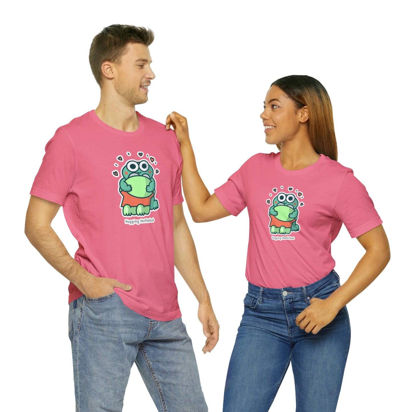 Hugging McPhilbob Unisex Jersey Short Sleeve Tee