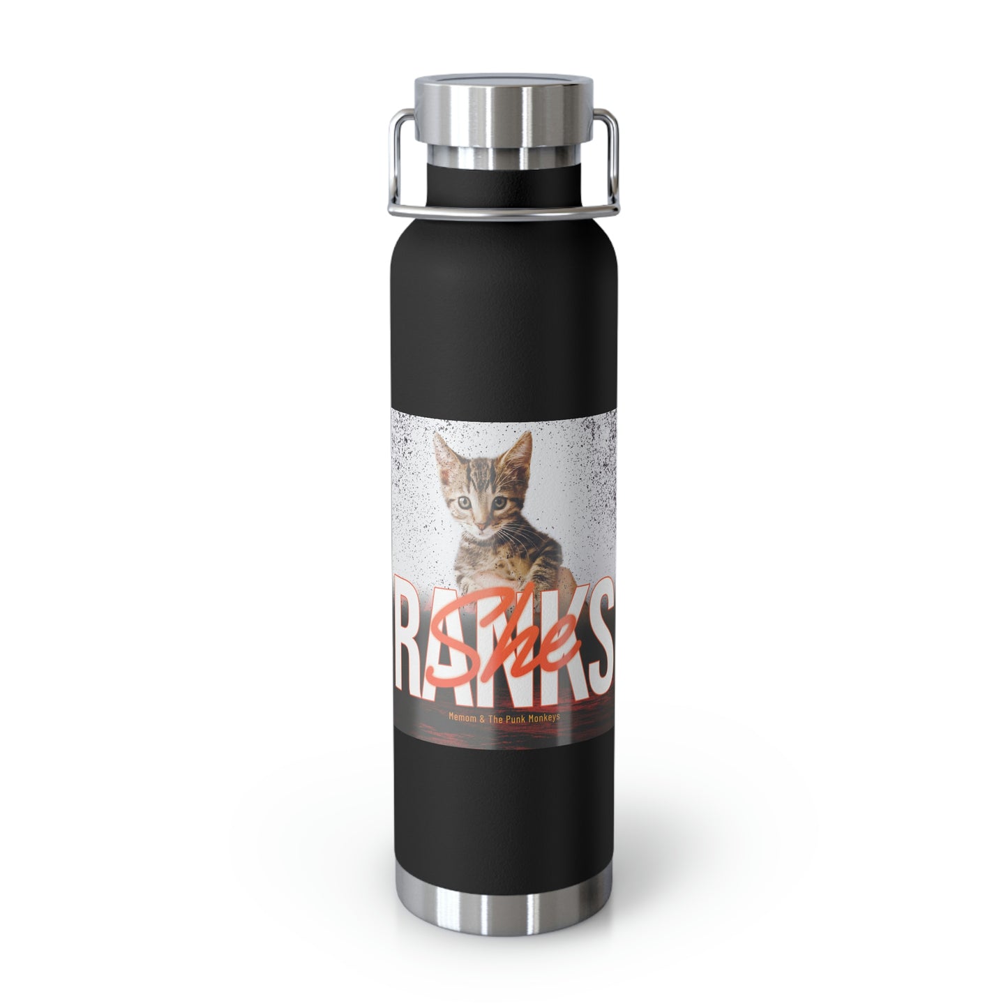 She Ranks Copper Vacuum Insulated Bottle, 22oz
