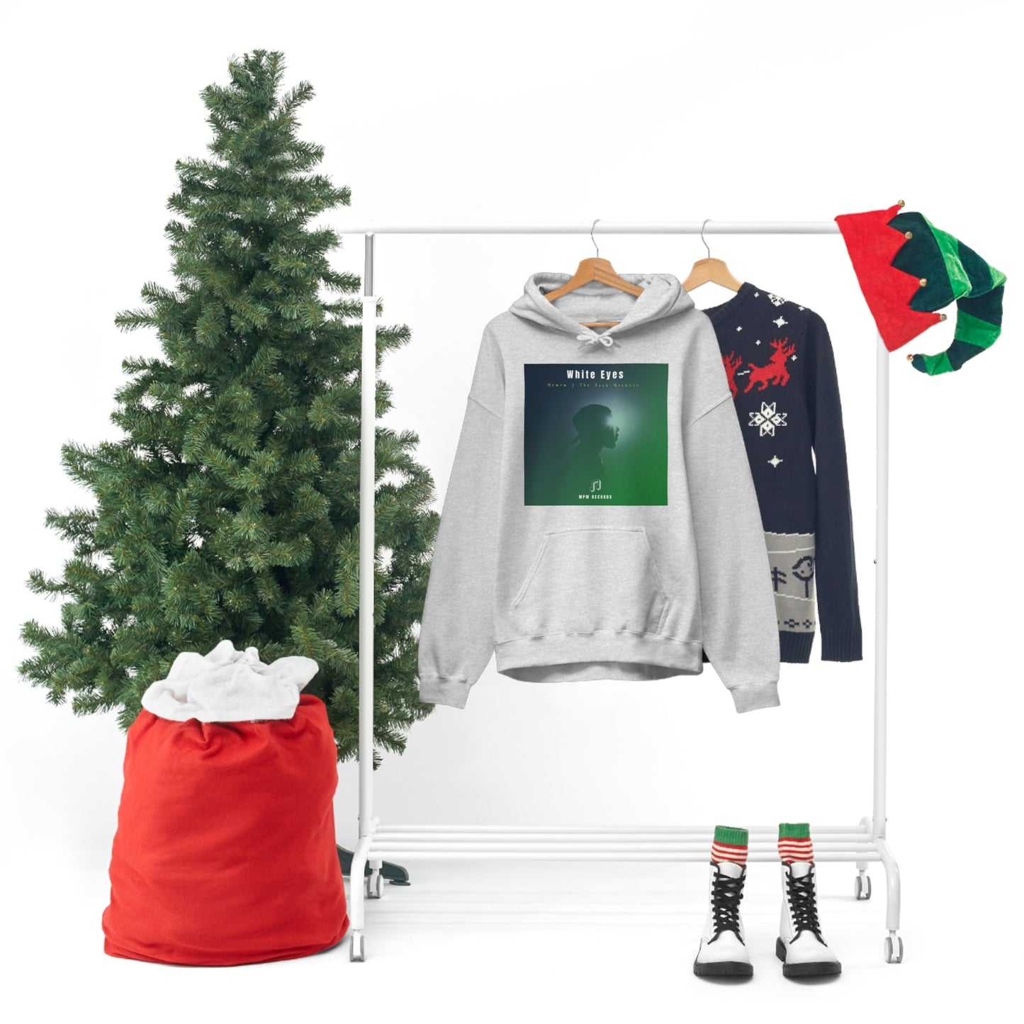 White Eyes Unisex Heavy Blend™ Hooded Sweatshirt