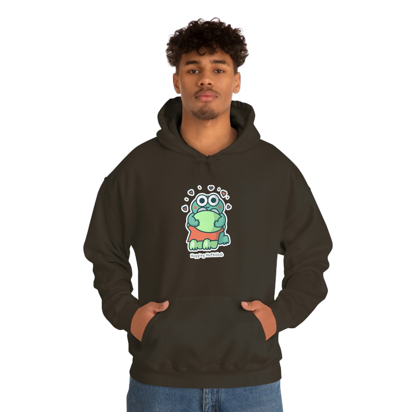 Hugging McPhilbob Unisex Heavy Blend™ Hooded Sweatshirt