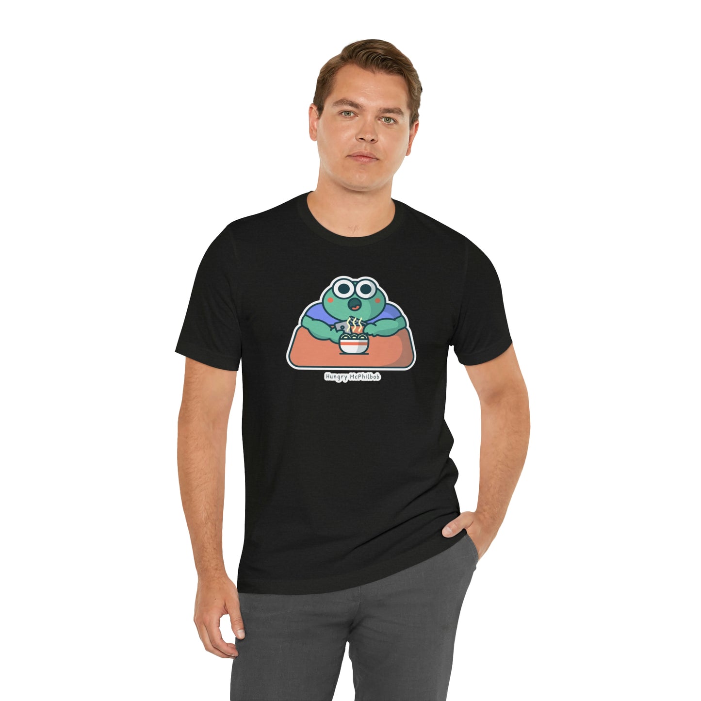 Hungry McPhilbob Unisex Jersey Short Sleeve Tee