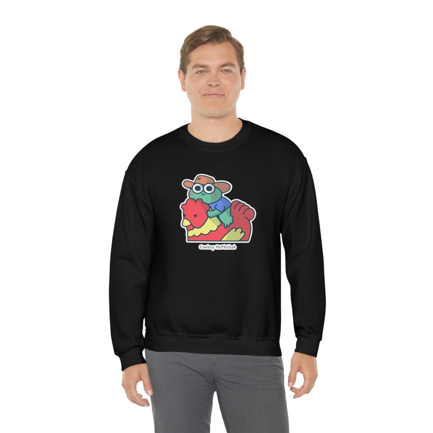 Cowboy McPhilbob Unisex Heavy Blend™ Crewneck Sweatshirt
