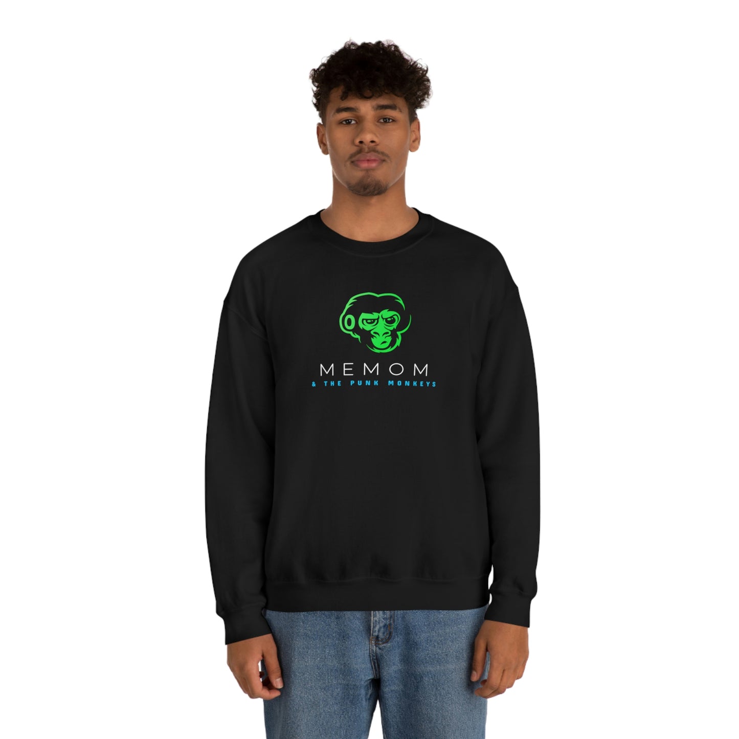 Memom and the Punk Monkeys Unisex Heavy Blend™ Crewneck Sweatshirt