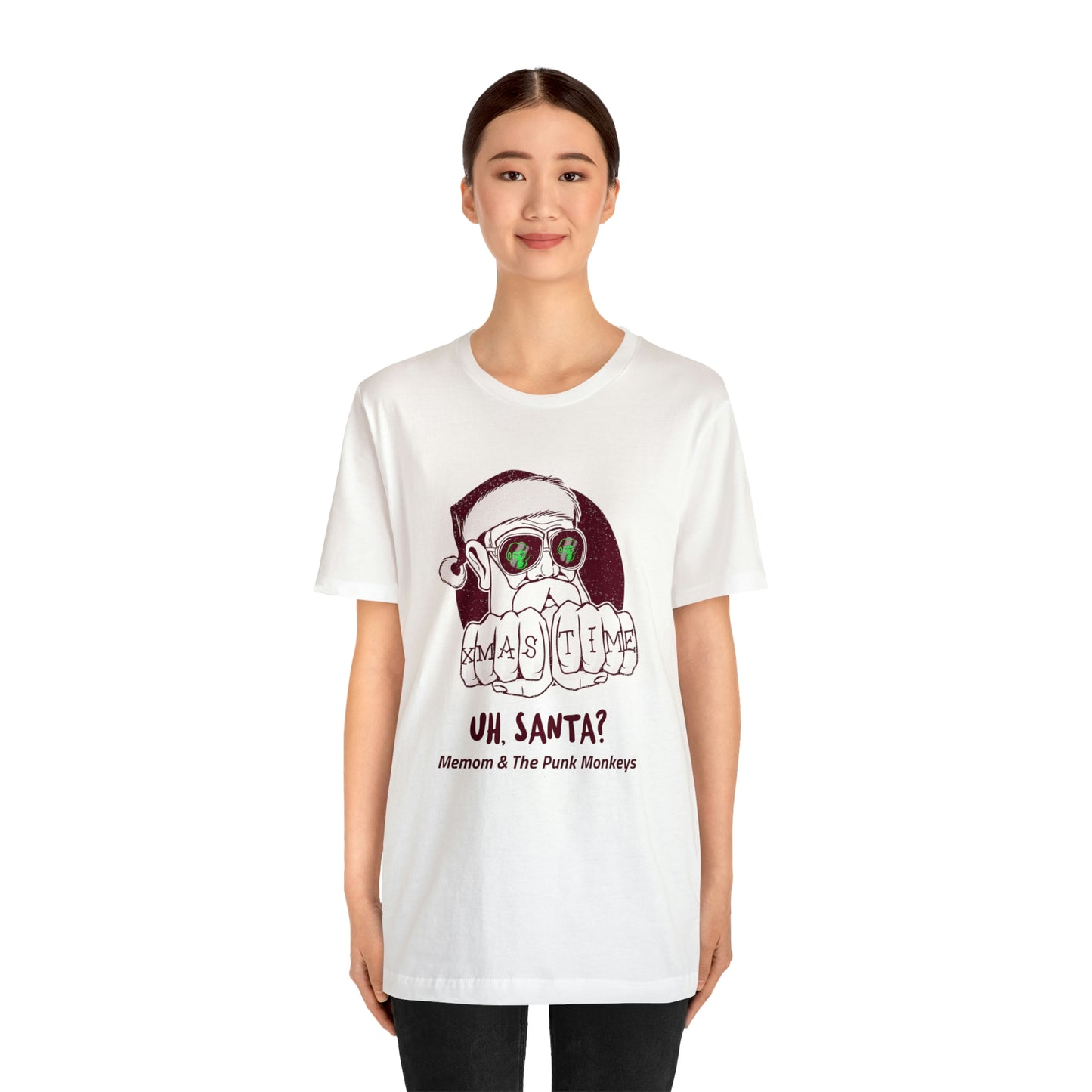 Uh, Santa? Unisex Jersey Short Sleeve Tee