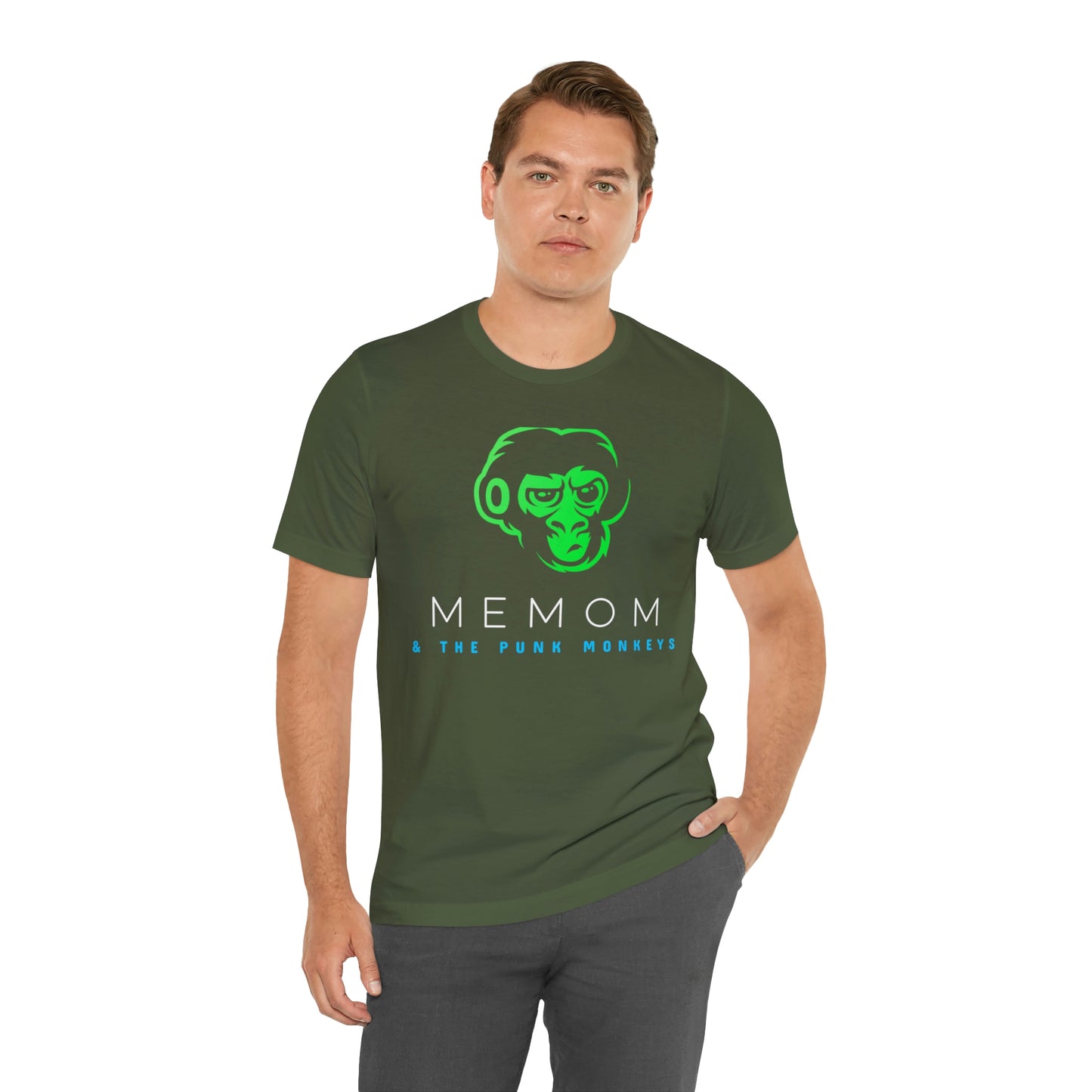 Memom and the Punk Monkeys Logo Unisex Jersey Short Sleeve Tee