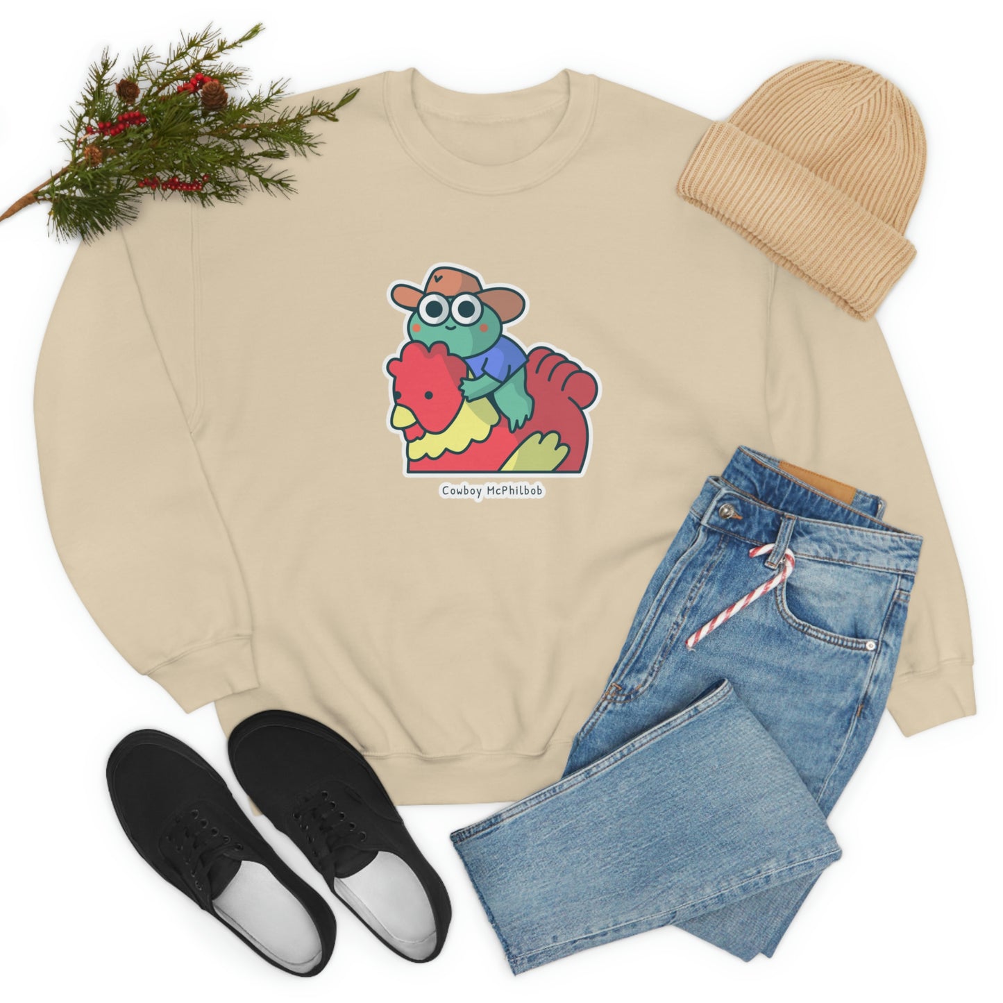 Cowboy McPhilbob Unisex Heavy Blend™ Crewneck Sweatshirt